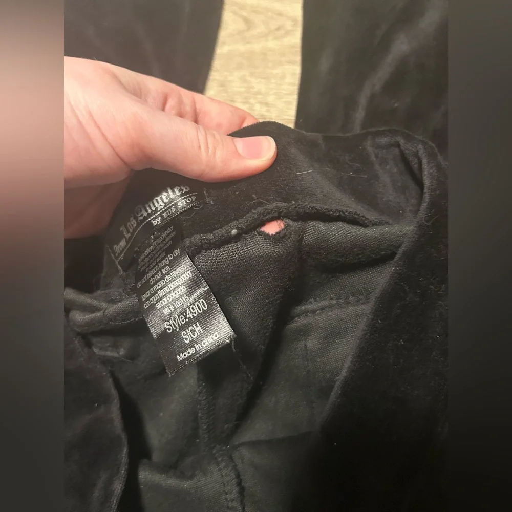 Velour tracksuit pants - Picture 3 of 4